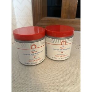 First Aid Beauty FAB Pharma White Clay Acne Treatment (60 Pads) - Sealed- 2 Pks